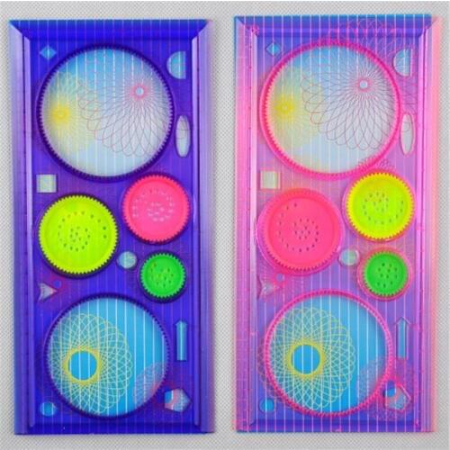 Spirograph Geometric Ruler Sets Art Creative Gift For Children Drafting Tools Stationery For Students Drawing Toys Set S7
