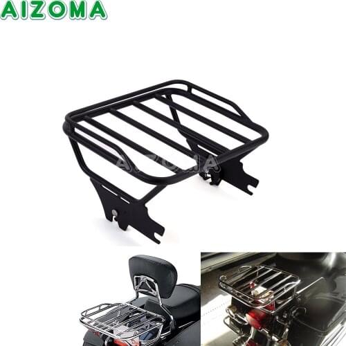 Motorcycle Two Up Detachable Rear Luggage Rack For Harley Touring Road King Glide FLHT FLHX FLTR FLTRX 1997-2008 (OEM: 53743-97)
