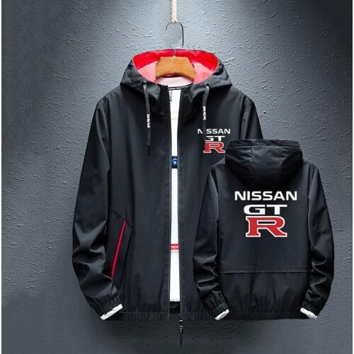 GTR Spring Jackets Male Punk Long Comfortable Sleeves Jacket Windbreaker Zipper Clothing Cotton Comfortable Hoodies