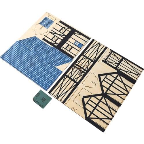 Creative Jigsaw Puzzles Toy For Children Kids Gifts DIY 3D Wooden Puzzle Toy Wood House Model Buliding Assemble Educational Toys