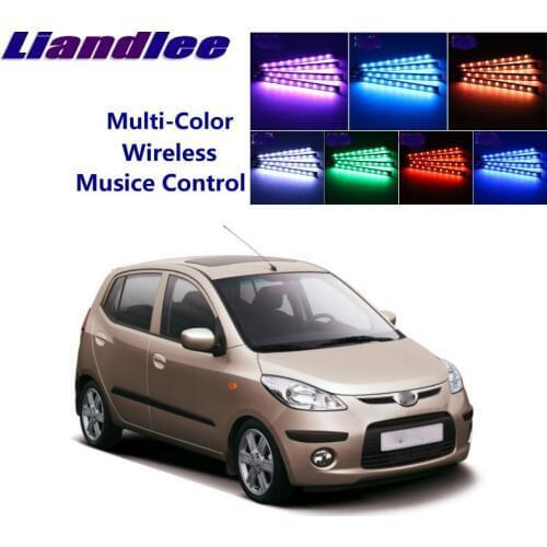 LiandLee Car Glow Interior Floor Decorative Seats Accent Ambient Neon light For Dodge i10 2007~2015