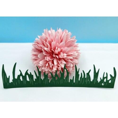 Little Grass Cut Dies Stencil For Etching Metal Scrapbooking Album Embossing Folders DIY Card Making Craft Greeting Mold