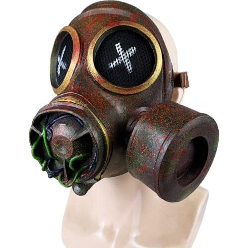 Retro Punk Style Mask Camouflage Outdoor Decorative Props 2