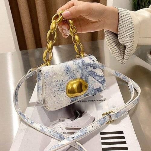 Mini Lipstick Bag 2021 Fashion Branded Women Shoulder Handbags Girl Cute Coin Purses Luxury Chain PU Leather Crossbody Tote Bags