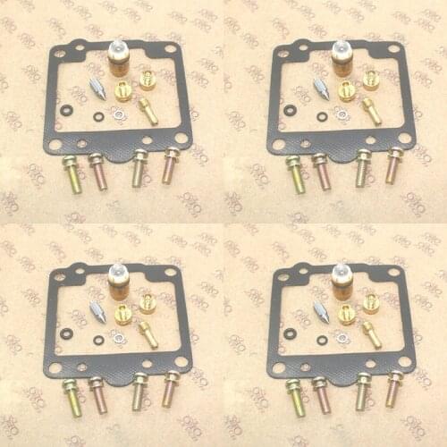 4set for KZ700 KZ750 ZX750 GPz 1983-1985 GPZ750 KZ ZX 700 750 Motorcycle carburetor repair kit needle valve assembly parts