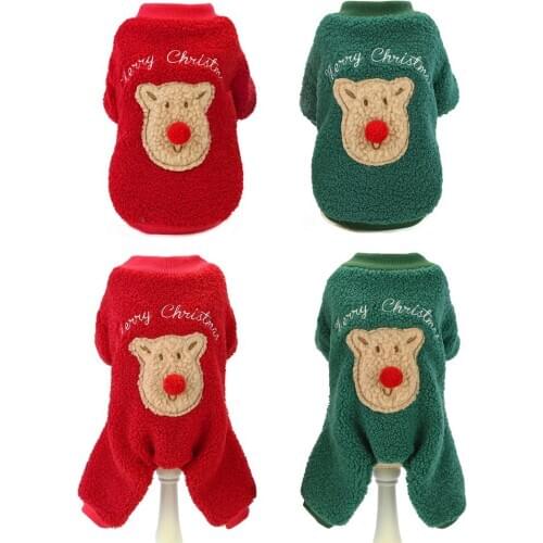New Christmas Small Dog Clothes Pet Dogs Santa Costume for Pug Chihuahua Pet Cat Clothing Jacket Coat Pets Costume