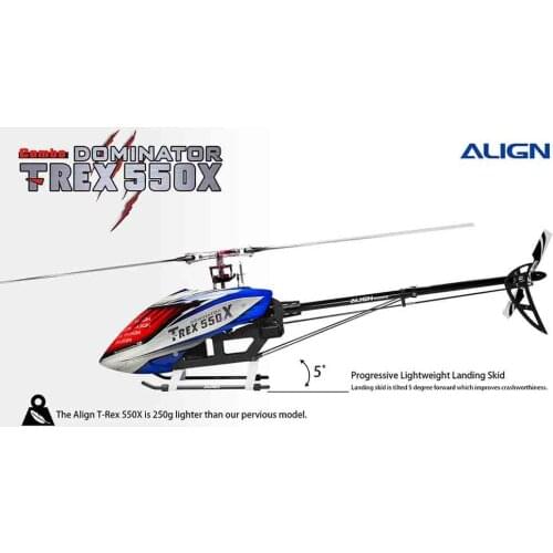 Original AlIGN T-REX 550X 2.4GHz 6CH RC Helicopter Kit Fits