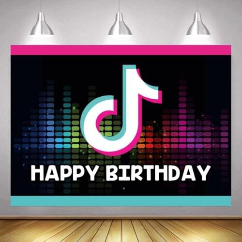 Popular Musical Symbol Nitree Background Picture Studio Beat Audio Frequency Birthday Party Photography Backdrop Photo Booth