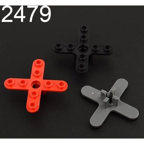 10Pcs/lot Propeller 4 Blade 5 Diameter 2479 MOC Building Blocks Bricks Parts DIY Toys City House Windmill for Children Gifts
