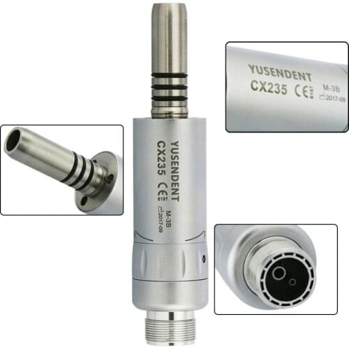 COXO Dental Low Speed Handpiece Air Turbine Handpiece Air Motor Inner Water Spray Borden 2Holes CX235-3B B2 YUSENDENT