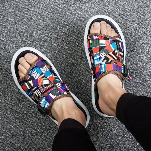 Summer Men Women Slippers Home Indoor Slides Shoes Comfort Flat Sole Non-slip Flip-flops Trend Beach Shoes Sport Slippers 35-46