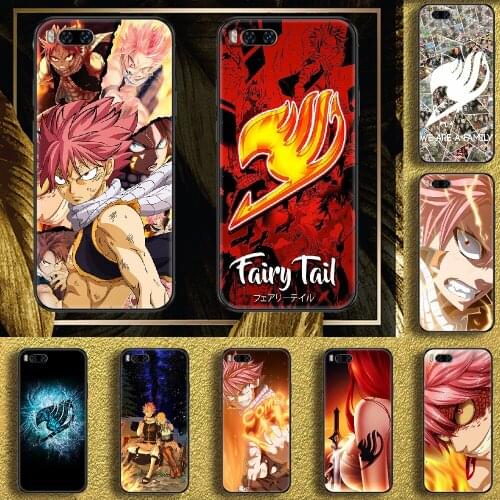 Anime FAIRY TAIL Phone case For Xiaomi Mi Max Note 3 A2 A3 8 9 9T 10 Lite Pro Ultra black pretty prime silicone hoesjes luxury