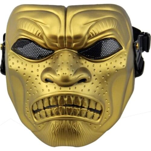 Sparta Persian Warriors Full Face Metal Mesh Mask Airsoft Paintball Protective Tactical Military Skull Monster Halloween Masks