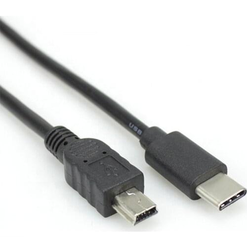 Type C USB-C To Mini USB Cable For PS3 Game Controller For GoPro HERO High Definition HERO 3+ MP3 Player Digital Camera