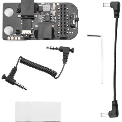 External Analog 5.8G RX PORT 2.0 Receiver Module Kit Simulation Adapter Board Compatible with FPV Goggles V2 Flight Glasses