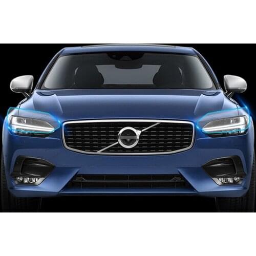 TPU Protective Headlight Lamp Film Sticker For Volvo S90 XC60 XC90 V60 V90 AAB310