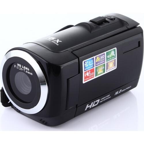 1080P Digital Camera HDV Video Camera Camcorder 16MP 16x Zoom COMS Sensor 270 Degree 2.7 inch TFT LCD Screen