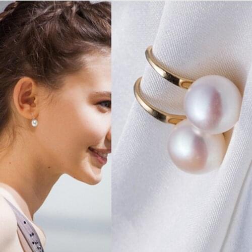 2021 Fashion Bohemia Imitation Pearl Earrings Korean Charm Women Popular Daily Wear Pearl Earrings Elegarn Women Wedding Jewelry