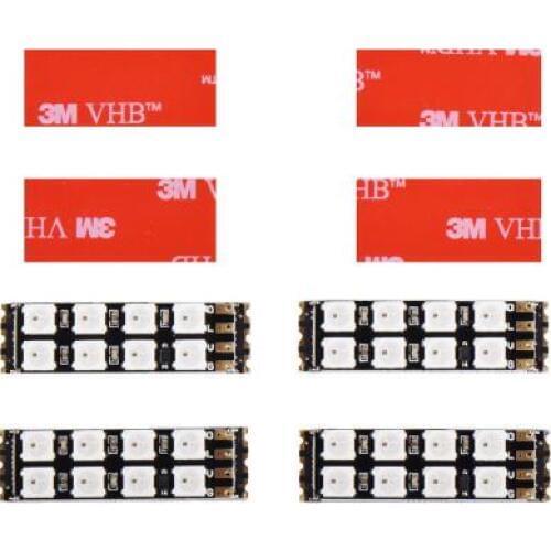 4 pcs WS2812 WS 2812 LED electric light board for ESC of dualcopter for F4 PRO V3 F405-CTR FC