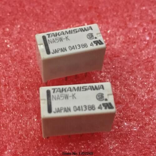 Free Shipping 100pcs/lot 100% new original TAKAMISAWA signal relay NA5W-K NA12W-K NA24W-K 5V/12V/24V 8PIN 2A