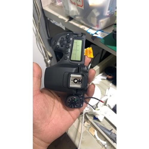 For Canon EOS 90D Top Cover Case With Small Screen LCD Flex Cable 95% NEW
