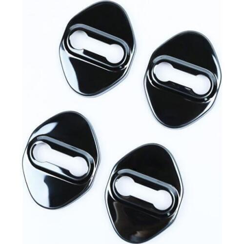For Honda CR-V 2017 Stainless Steel 4PCS Car Door Lock Buckle Protective Cover Trim Frame Decoration Car Styling Accessories