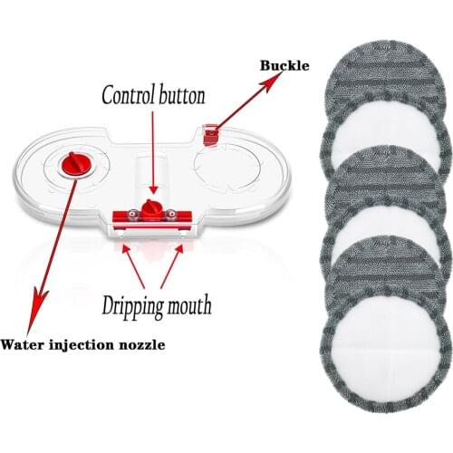 Electric Mop Water Tank Vacuum Cleaner for Dyson V7 V8 V10 V11 Replacement parts Electric Mop Head Brush with 6 Mopping Pads