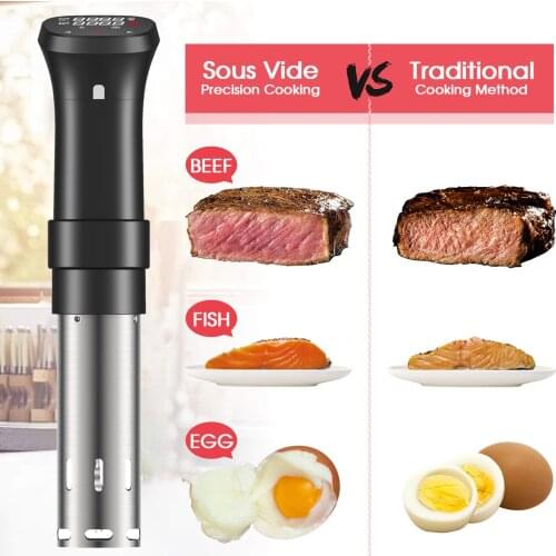 Kitchen 1100W Sous Vide Machines Precision Cooker Vacuum Food Cooking Device Sturdy Immersion Circulator LCD Digital Timer