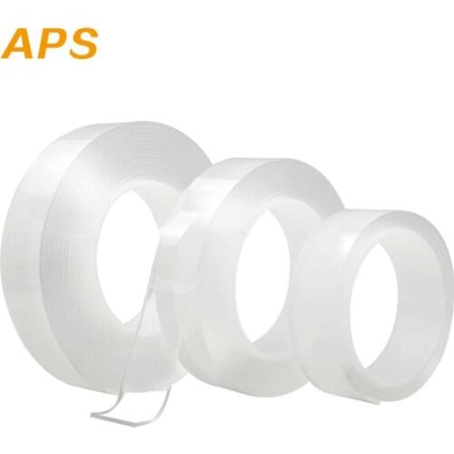 Multifunctional Adhesive Nano Tape Traceless Washable Removable Tapes Indoor Outdoor Gel Grip Sticker 1/3/5 M