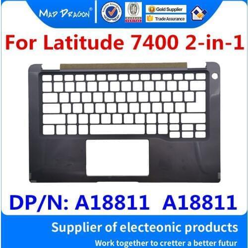Laptop New original Palmrest Upper Cover Case Assembly Keyboard case C shell Silver For Dell Latitude 7400 2-in-1 A18811 A18811