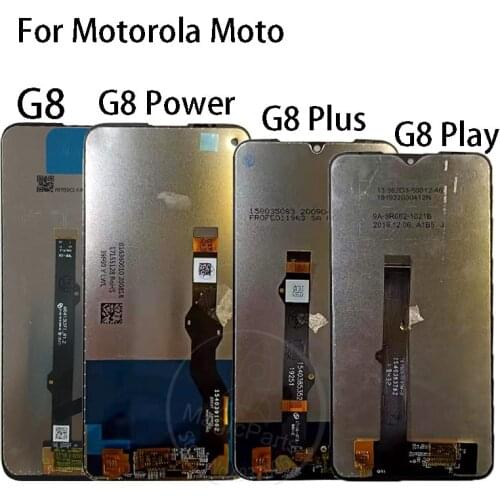 Original For Motorola Moto G8 LCD G8 Plus G8 Power G8 Play LCD Display Touch Screen Digiziter Assembly Replacement Repair Parts