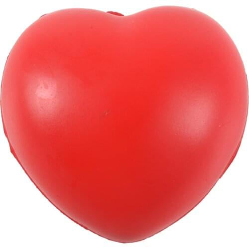 Heart Stress Reliever Ball Red