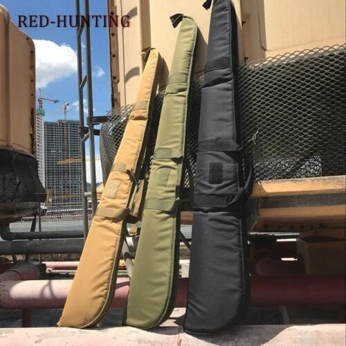 130cm 51" Tactical Military Hunting Accessory Soft Padded Gun Case Rifle Carrying Bag Outdoor Fishing Bag 132CM