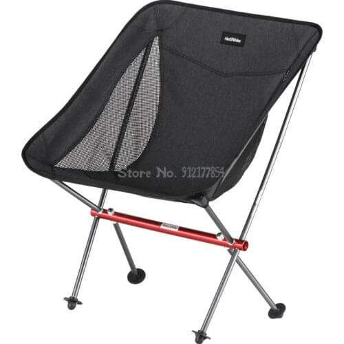 Outdoor portable folding chair ultra light aluminum alloy fishing camping beach chair moon chair