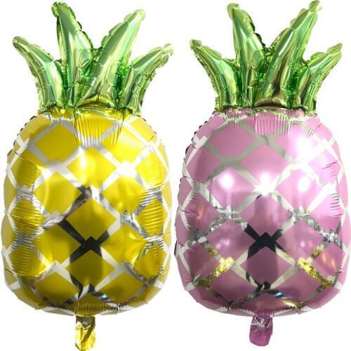 2018 new 1psc/ 43 * 75 pineapple aluminum balloon wholesale childrens birthday party wedding decoration balloons