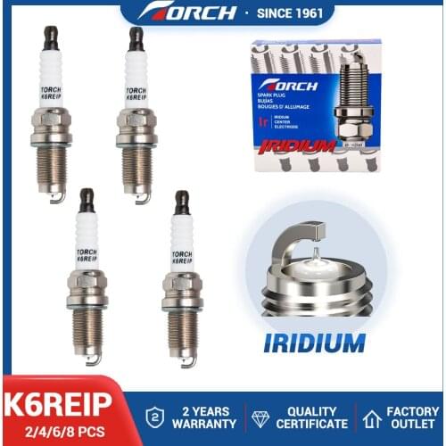 NGK Resistor Sparkplug PZFR6R Replce for Iridium Platinum TORCH K6REIP Engines Components