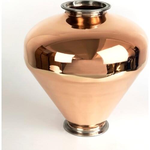 Clamp 4" x 4" Whiskey Helmet , Onion head 12L, Pure Copper 99,99%, Distillation, Moonshine still