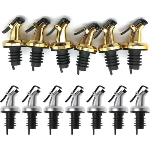 12pcs Oil Sprayer Liquor Dispenser Wine Pourers Flip Top Beer Bottle Cap H58C