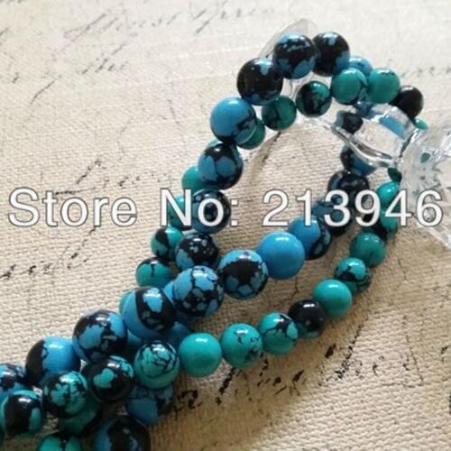 2Strands/Pack 8MM-10MM Two Color Tone Jewellery Bead Semi-precious Stone Jewelry Beads
