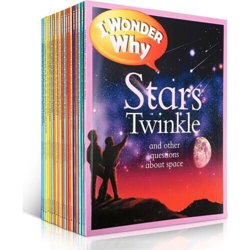 20 Books/Set I Wonder Why English Reading Books Childrens Encyclopedia Books