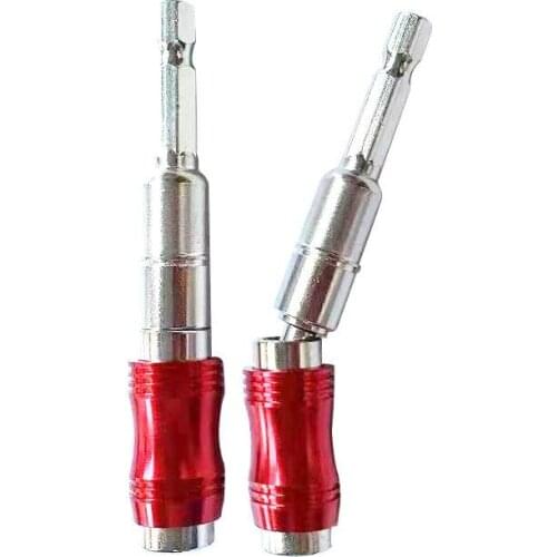 4" Hex Magnetic Screw Drill Tip Locking Bit Quick Change Holder Drive Guide Drill Bit Screw Tool Screwdriver Bit Extension Rod