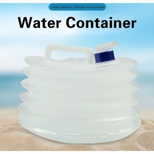 5/10/15L Car Outdoor Collapsible Foldable Water Bags Container Camping Hiking Auto Portable Survival Water Storage Carrier Bag