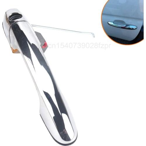 735592012 Car Electroplated Outer Door Handle With Hole On The Right Side Door Handle IsIt Is Suitable For Fiat 500