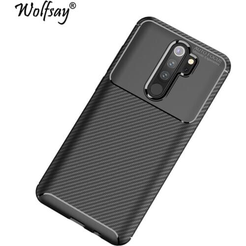 For Xiaomi Redmi Note 8 Pro Case Bumper Silicon Carbon Fiber Cover For Redmi Note 9 S 7 8 9 Pro Max Case For Redmi Note 9S Case