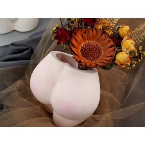 DIY Resin Crystal Epoxy Model Butt Vase Pen Holder Art Mirror Silicone Mold Resin Epoxy Kit and Molds