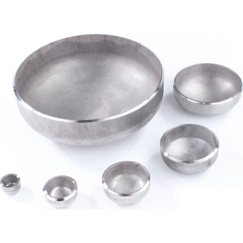 Industrial Use 114 133 159 168 180 200 219 250 273 300 325 350 377 400mm End Cap 304 Stainless Steel Pipe Fitting