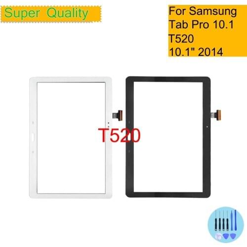 For Samsung Galaxy Pro 10.1 T520 SM-T520 T525 SM-T525 Touch Screen Digitizer Panel Sensor Tablet Front Outer Glass