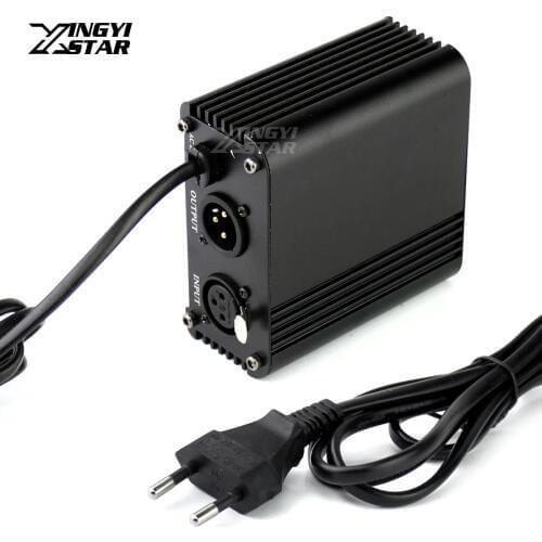 BM 800 700 Condenser Microphone 48V Phantom Power Supply EU Euro Adaptor For Video Recording Studio PC Laptop Computer Karaoke