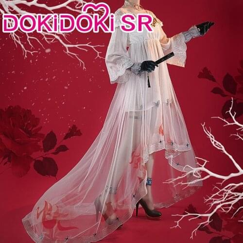 DokiDoki-SR Game Onmyoji Shiranui Cosplay Costume Women Shiranui Cosplay Long Dress Onmyoji Costume