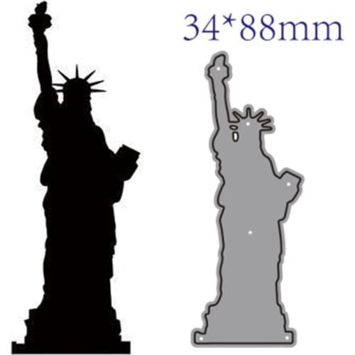 Metal cutting dies cut die mold Statue of Liberty decoration Scrapbook paper craft knife mould blade punch stencils dies